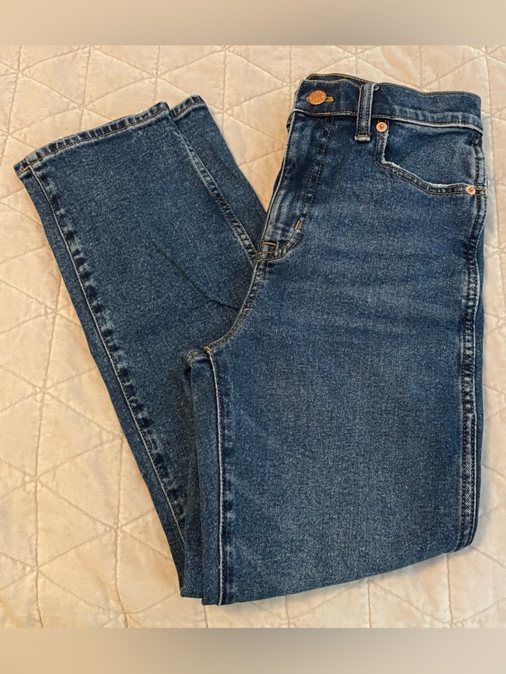 J. Crew Factory “Classic Vintage” Straight Ankle Jeans